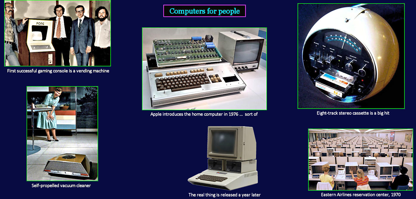 Pong, Apple Mac, Eight-tracks, 1970s